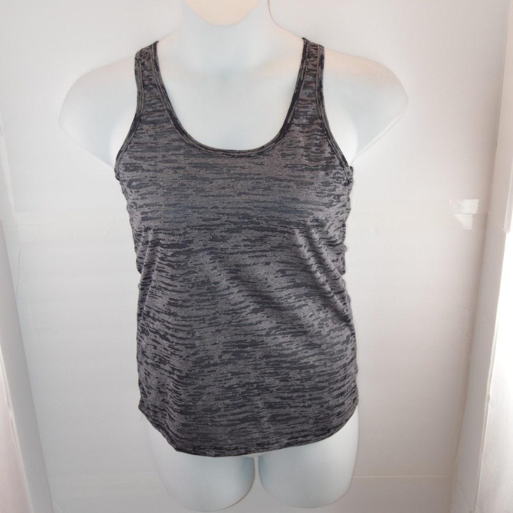 🔴 Over The Limit Apparel Charcoal Racerback Tank